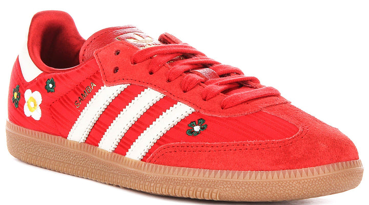 Adidas Samba OG X Liberty Print In Red White For Women
