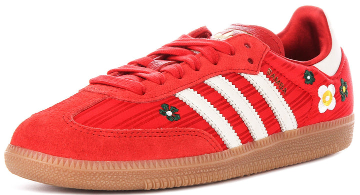 Adidas Samba OG X Liberty Print In Red White For Women