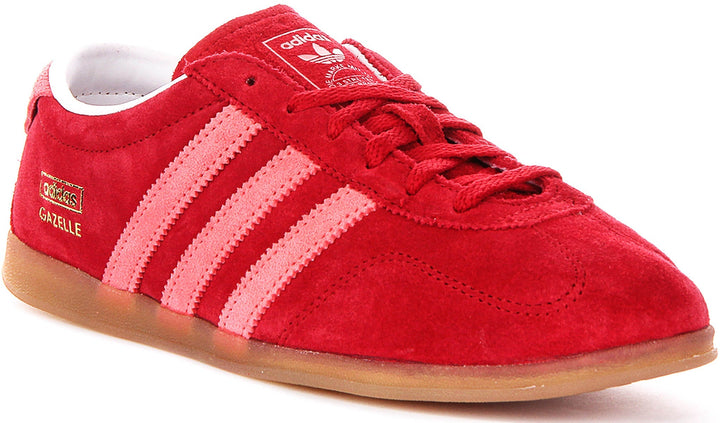 Adidas Gazelle Lo Pro In Red White For Women