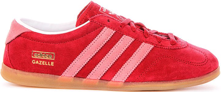 Adidas Gazelle Lo Pro In Red White For Women