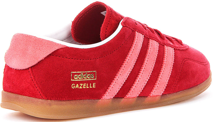 Adidas Gazelle Lo Pro In Red White For Women