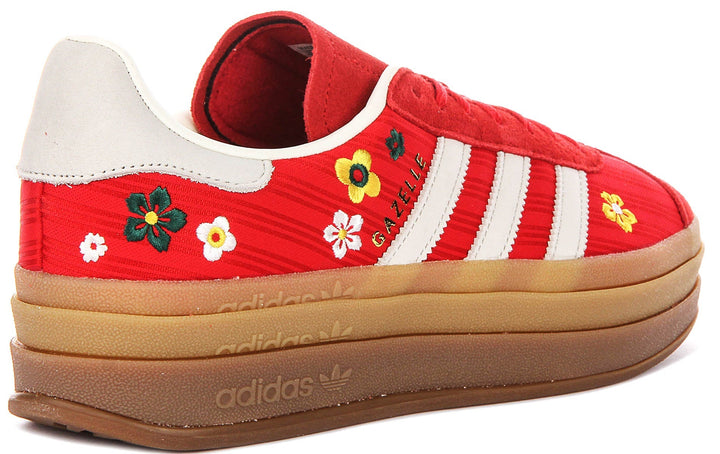 Adidas Gazelle Bold W X Liberty In Red White For Women