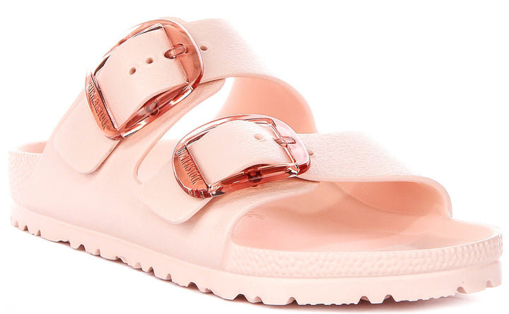Birkenstock Arizona Big Buckle Eva In Rose For Women | Narrow Fit
