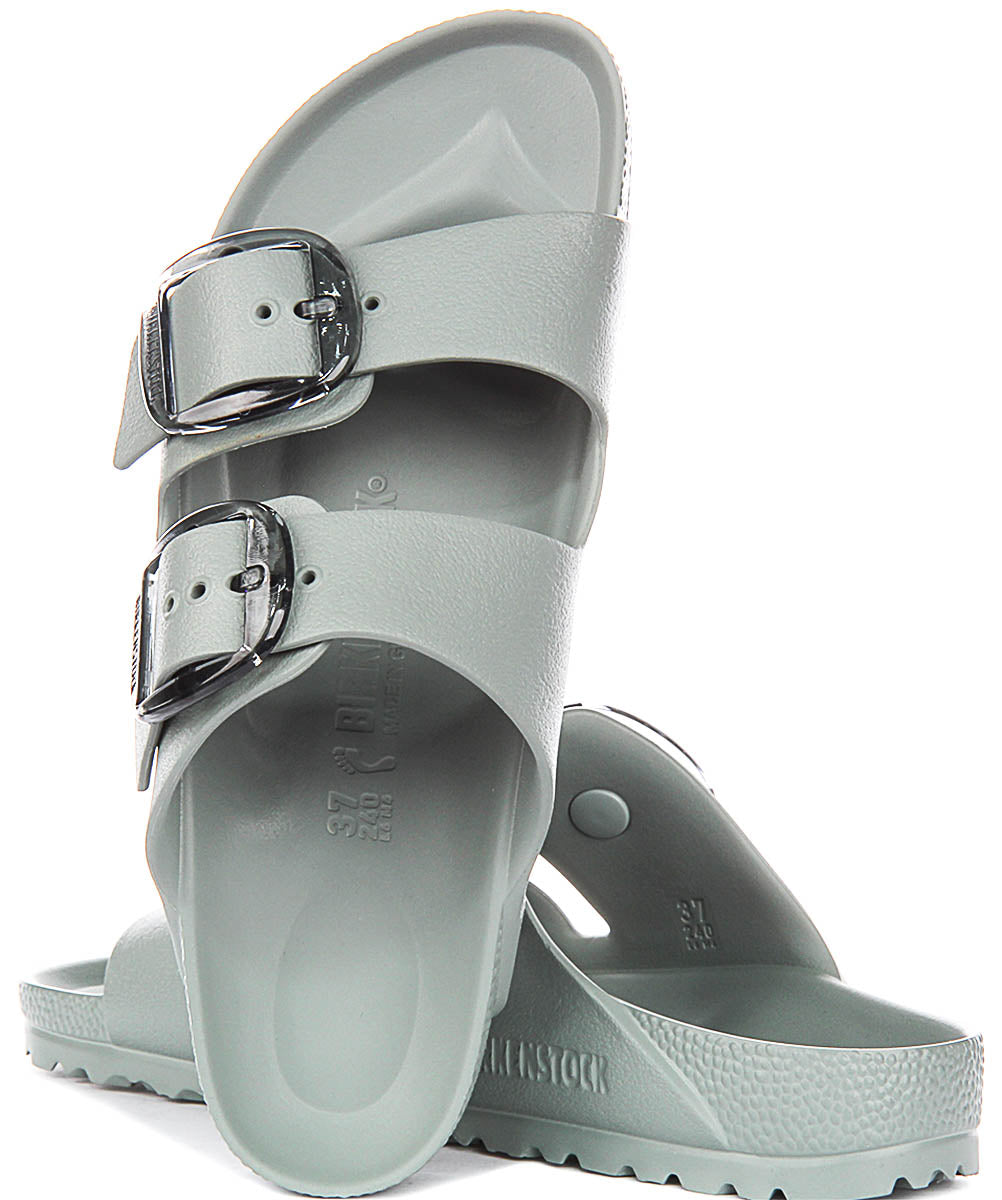 Birkenstock Arizona Big Buckle Eva In Sage Green For Women | Narrow Fit