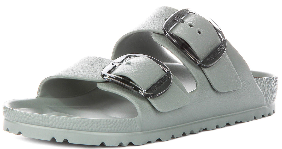 Birkenstock Arizona Big Buckle Eva In Sage Green For Women | Narrow Fit