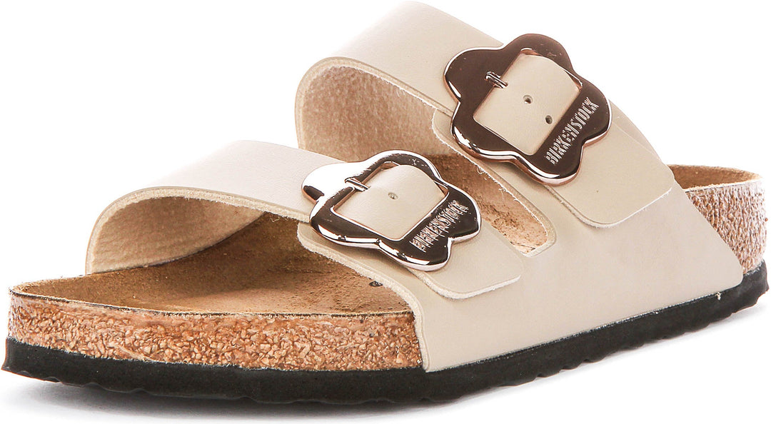 Birkenstock Arizona Floral Kids Sabbia Bambini | Vestibilità Regolare