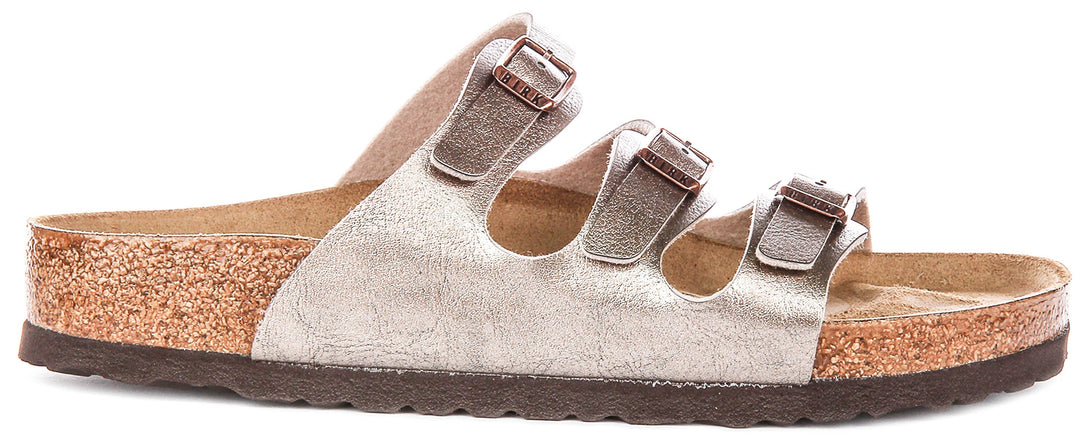 Birkenstock Florida Bs In Taupe | Regular Fit