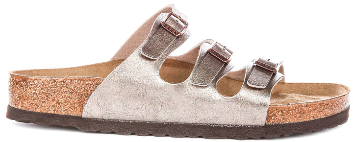 Birkenstock Florida Bs In Taupe | Regular Fit
