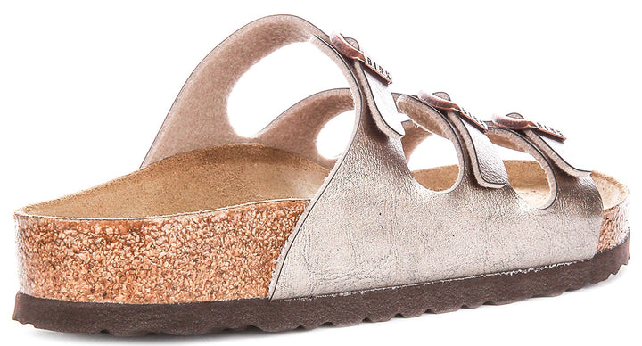Birkenstock Florida Bs In Taupe | Regular Fit