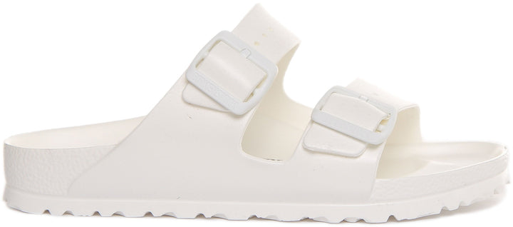 Birkenstock Arizona EVA Sandale à double lanière pour femmes en blanc
