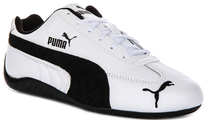 Puma Speedcat Leather In White Black For Unisex