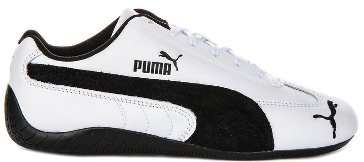 Puma Speedcat Leather In White Black For Unisex