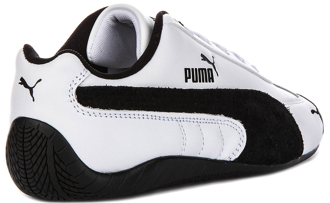 Puma Speedcat Leather In White Black For Unisex
