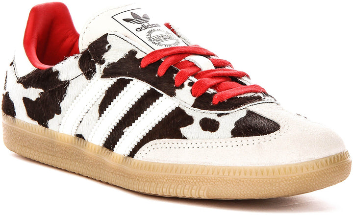Adidas Samba OG W In White Black Cow Print For Women