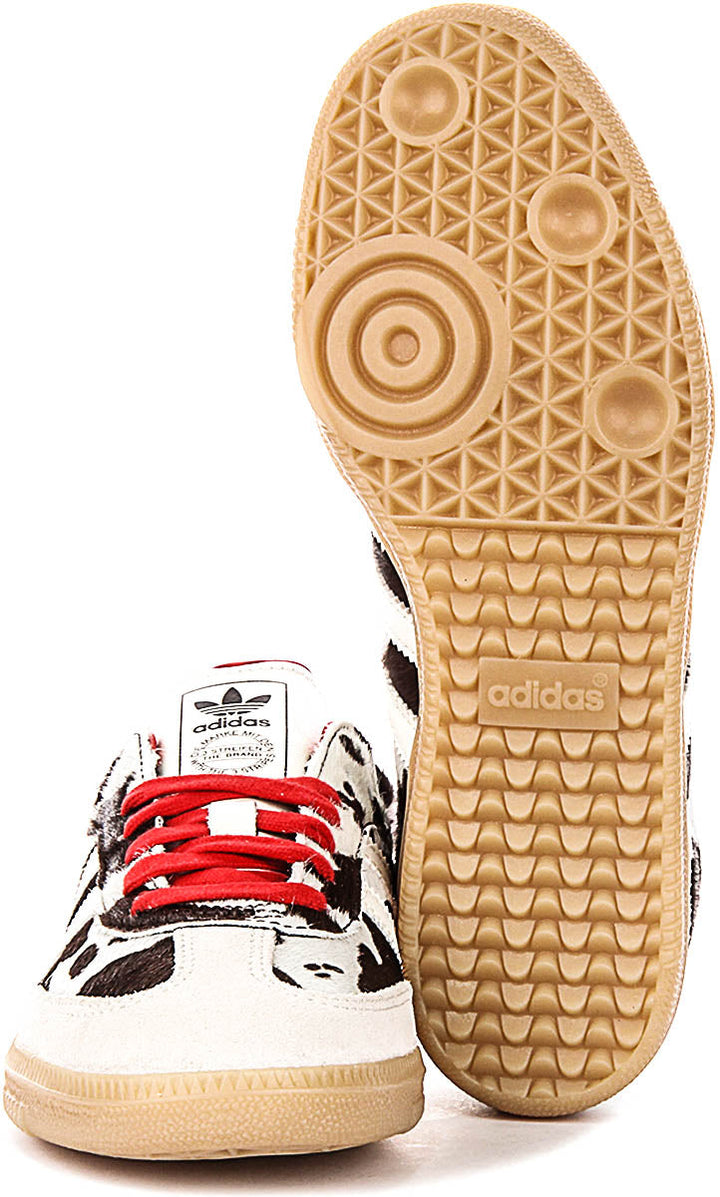 Adidas Samba OG W In White Black Cow Print For Women