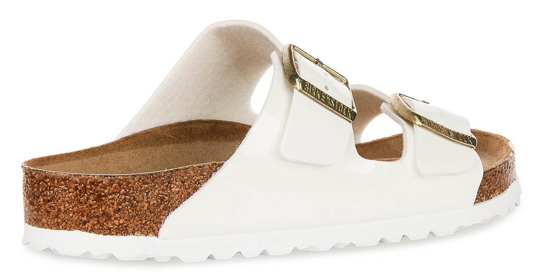Birkenstock Arizona Bf In White Patent | Regular Fit